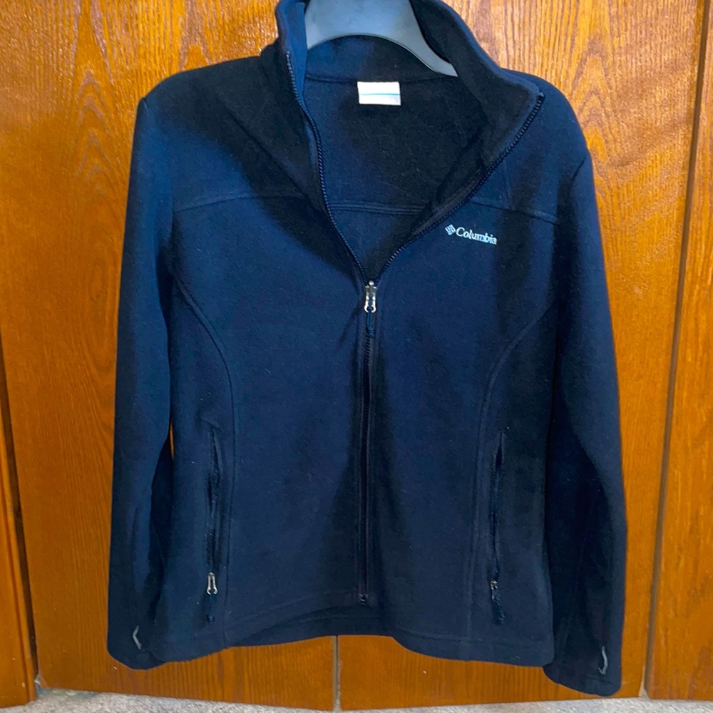 Columbia Black Fleece Full Zip, Like New, Size Small